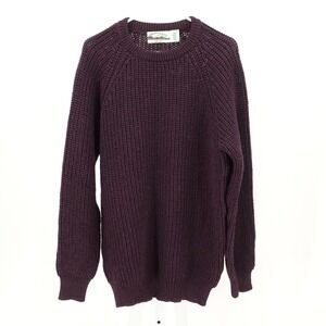Aran Crafts Wool Sweater SZ L Loose Chunky Knit Classic Timeless Irish Heritage